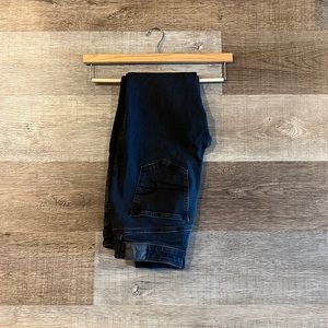 Black American Eagle Skinny Jeans, US 12, Long